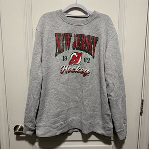 Gray New Jersey Devils Hockey Sweater